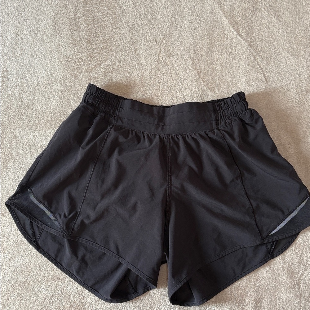 lululemon athletica Women's Athletic Shorts — Light Blue & Black - Picture 4 of 6